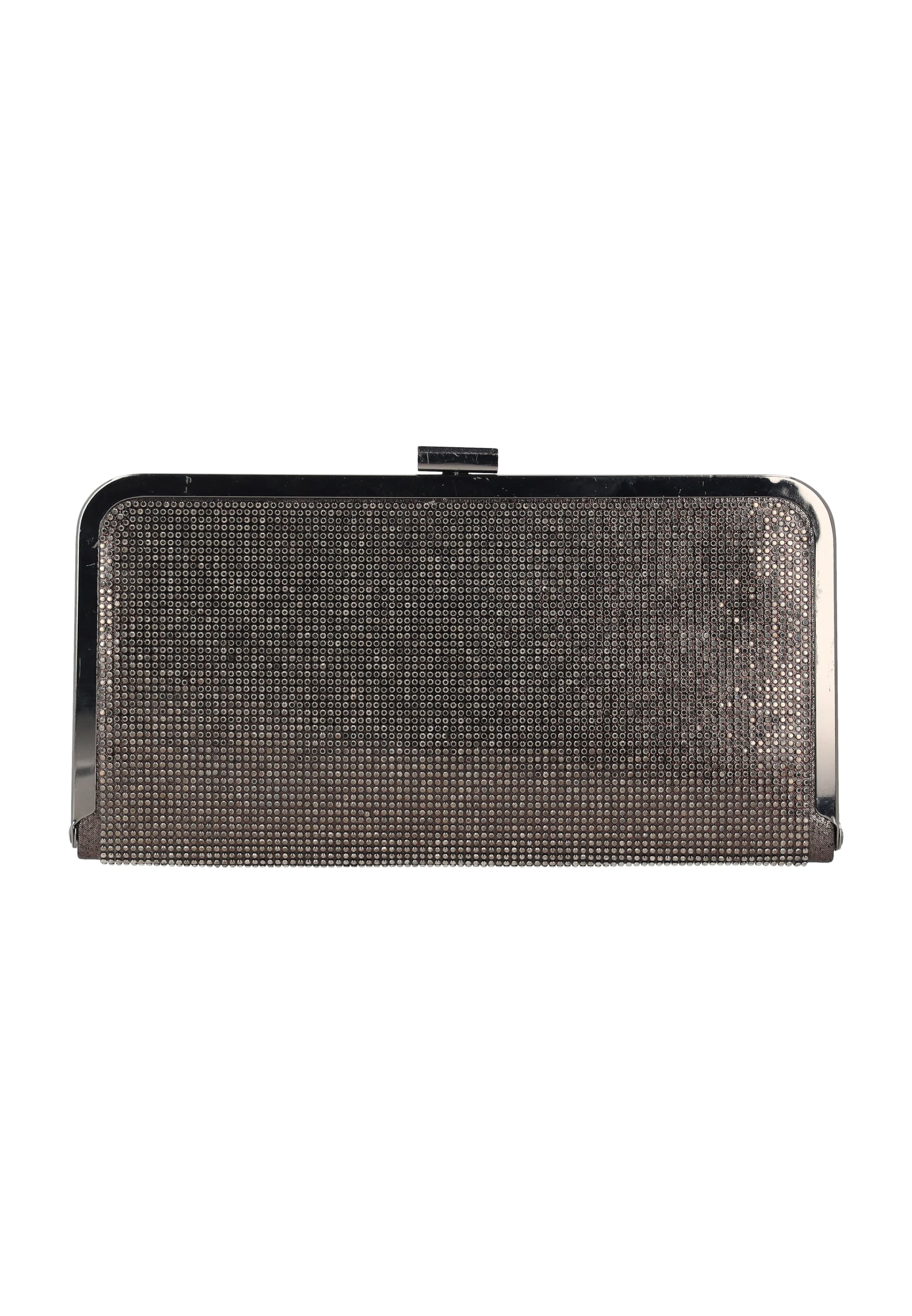 faina Clutch in Grey: front