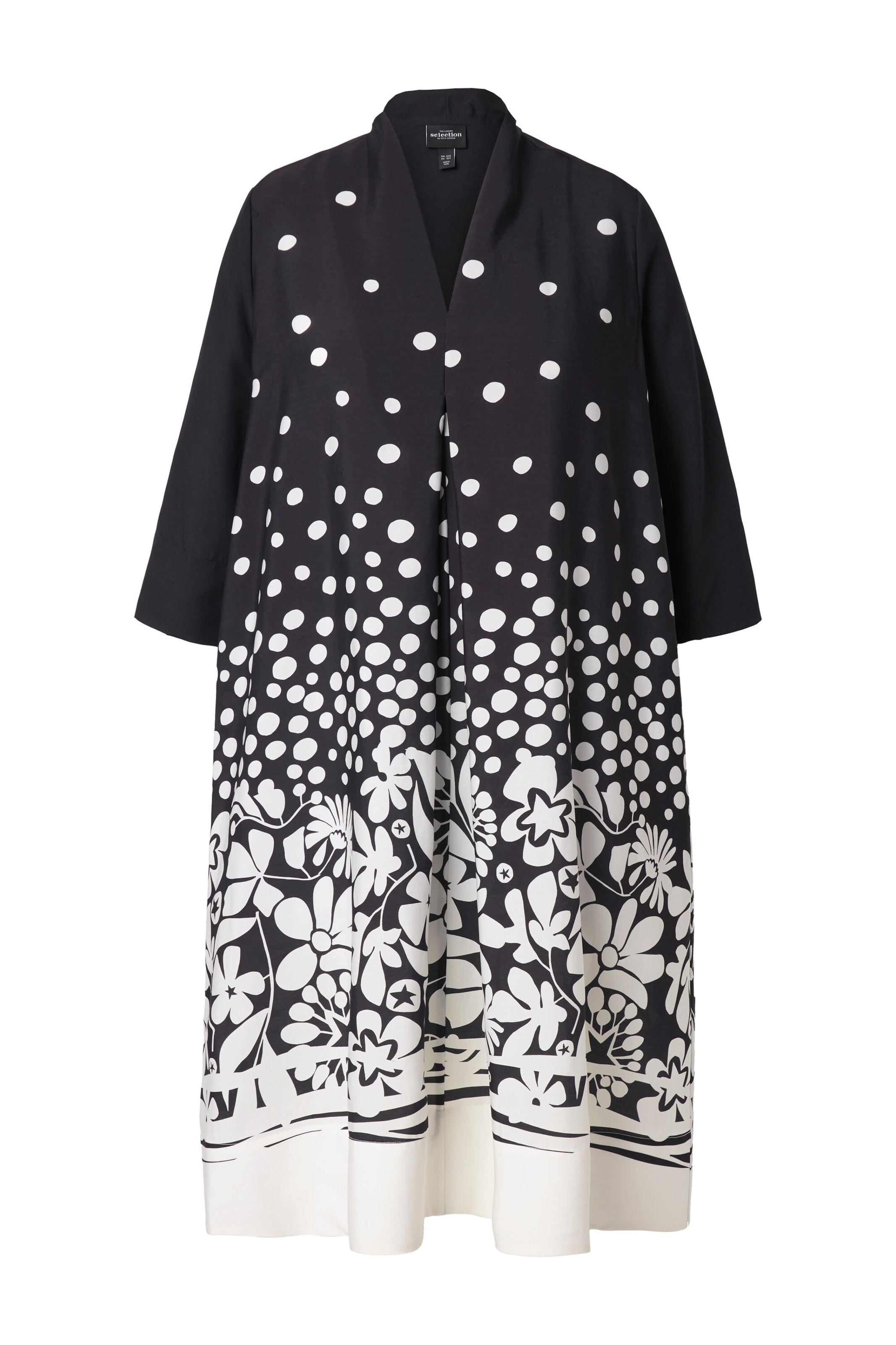 Ulla Popken Kleid in Schwarz: Vorderseite