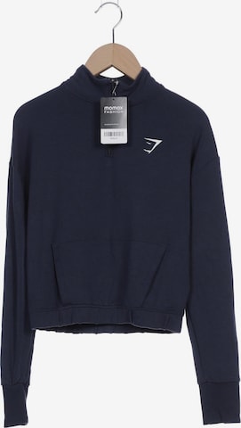 GYMSHARK Sweater S in Blau: predná strana