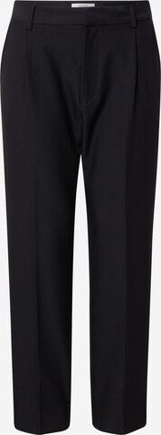 DAN FOX APPAREL Regular Trousers with creases 'Gabriel' in Black: front