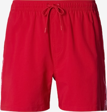 Calvin Klein Swimwear Ujumispüksid, värv punane: eest vaates