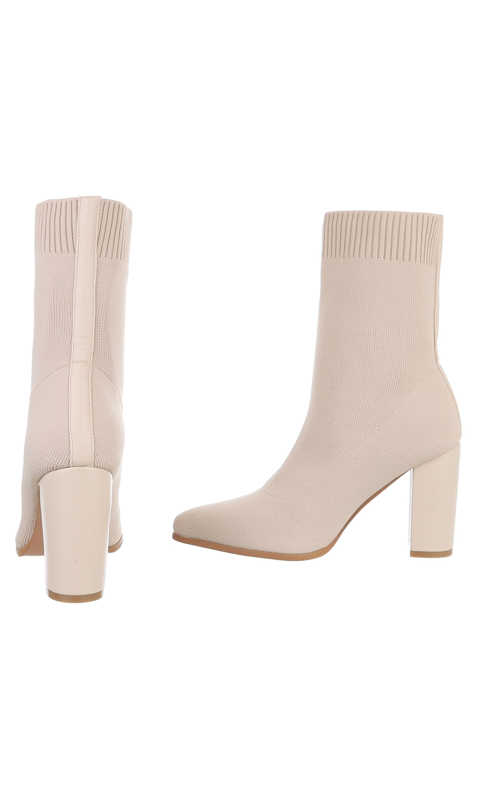 Ital-Design Ankle Boots in Beige