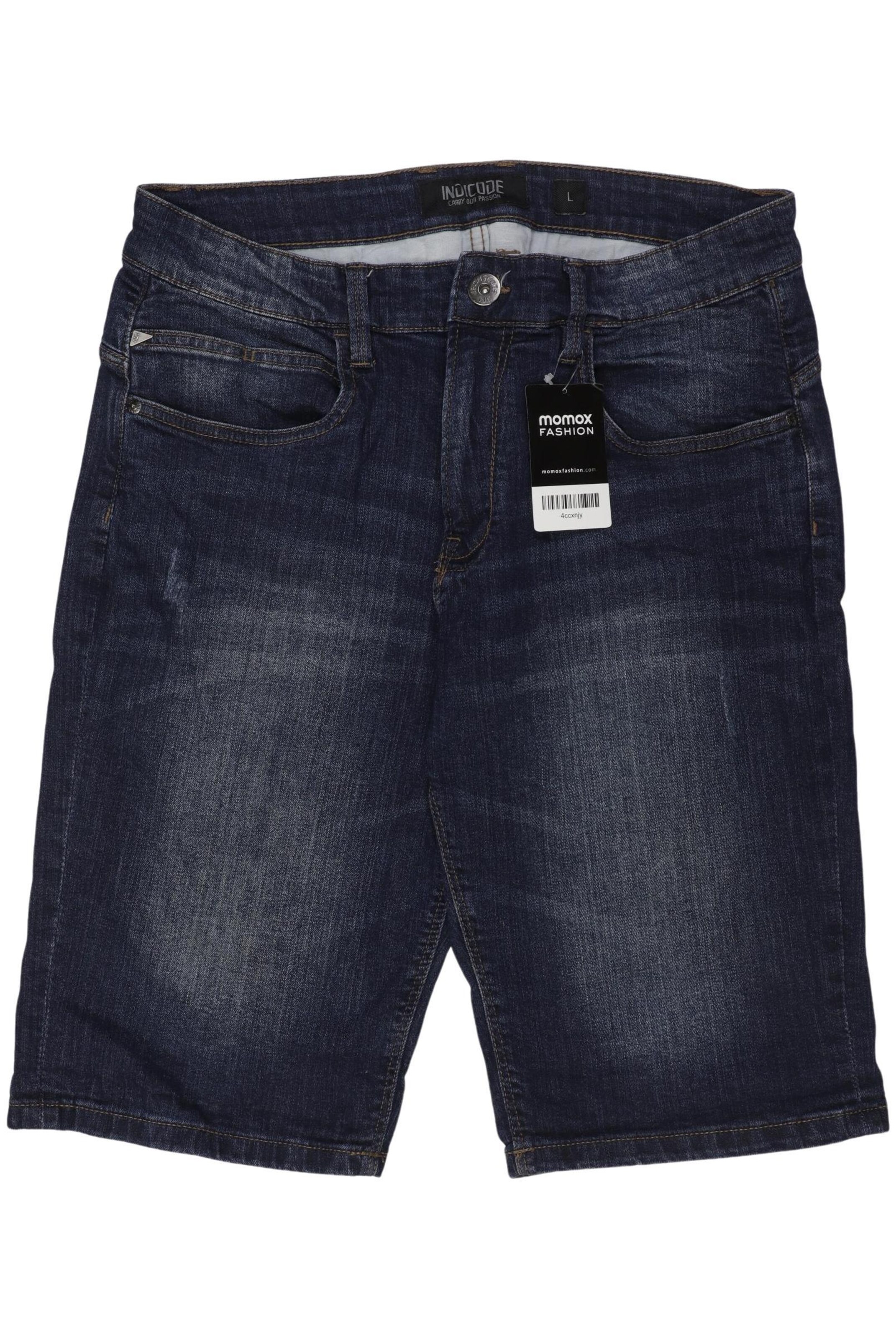 INDICODE JEANS Shorts in 34 in Blue: front