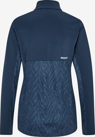 ZIENER Athletic Sweater 'JAPRA' in Blue