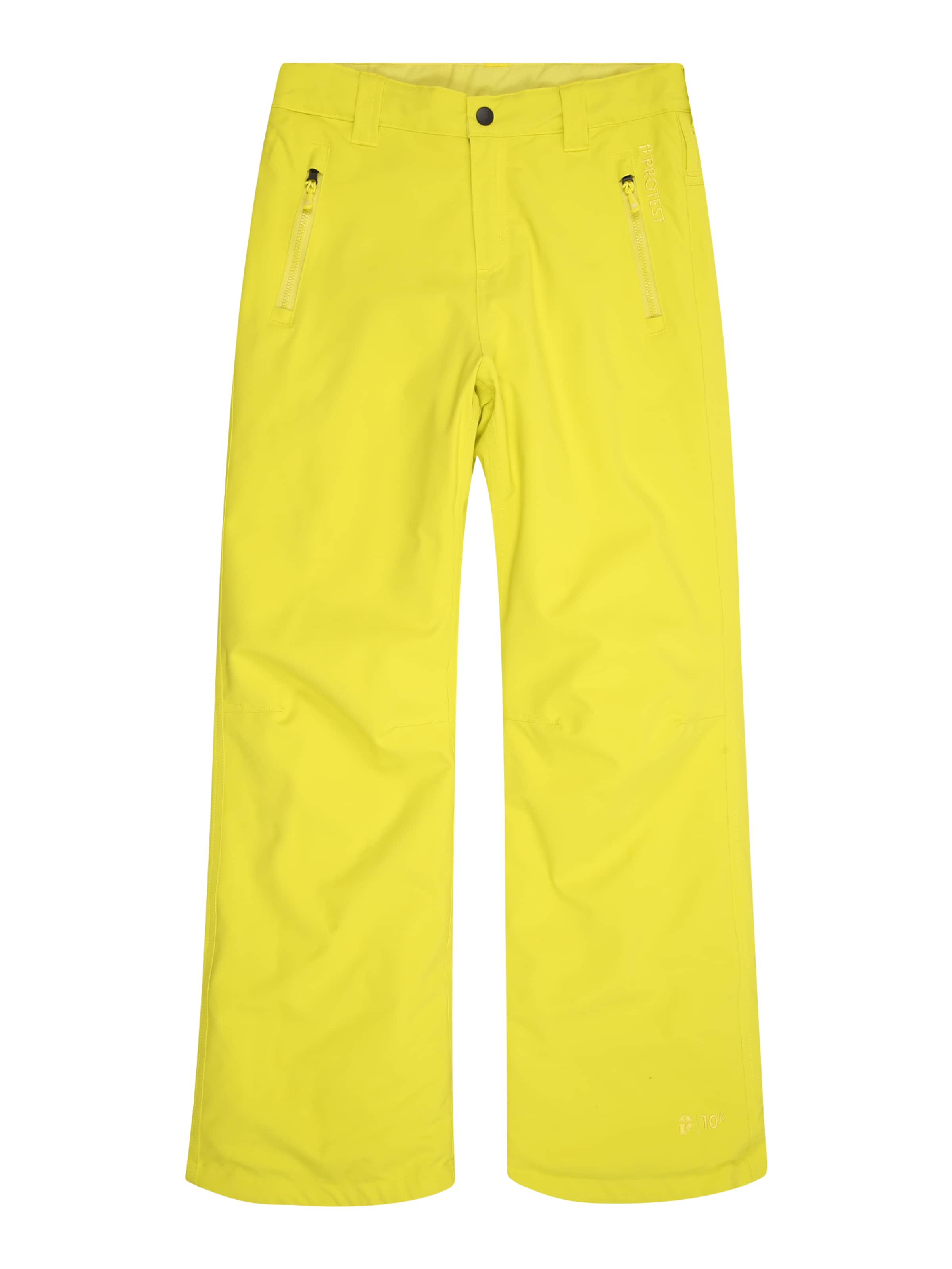 Regular Pantalon de sport 'Sterio' PROTEST en jaune : devant