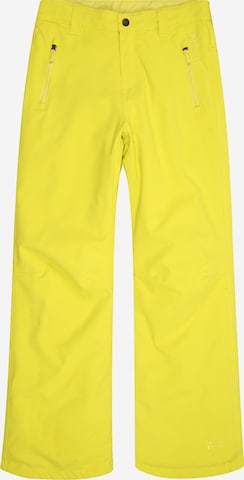 PROTEST - Regular Calças de desporto 'Sterio' em amarelo: frente