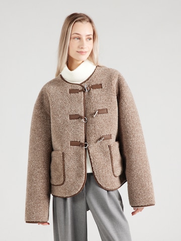 Veste mi-saison 'Keisa' mbym en marron : devant