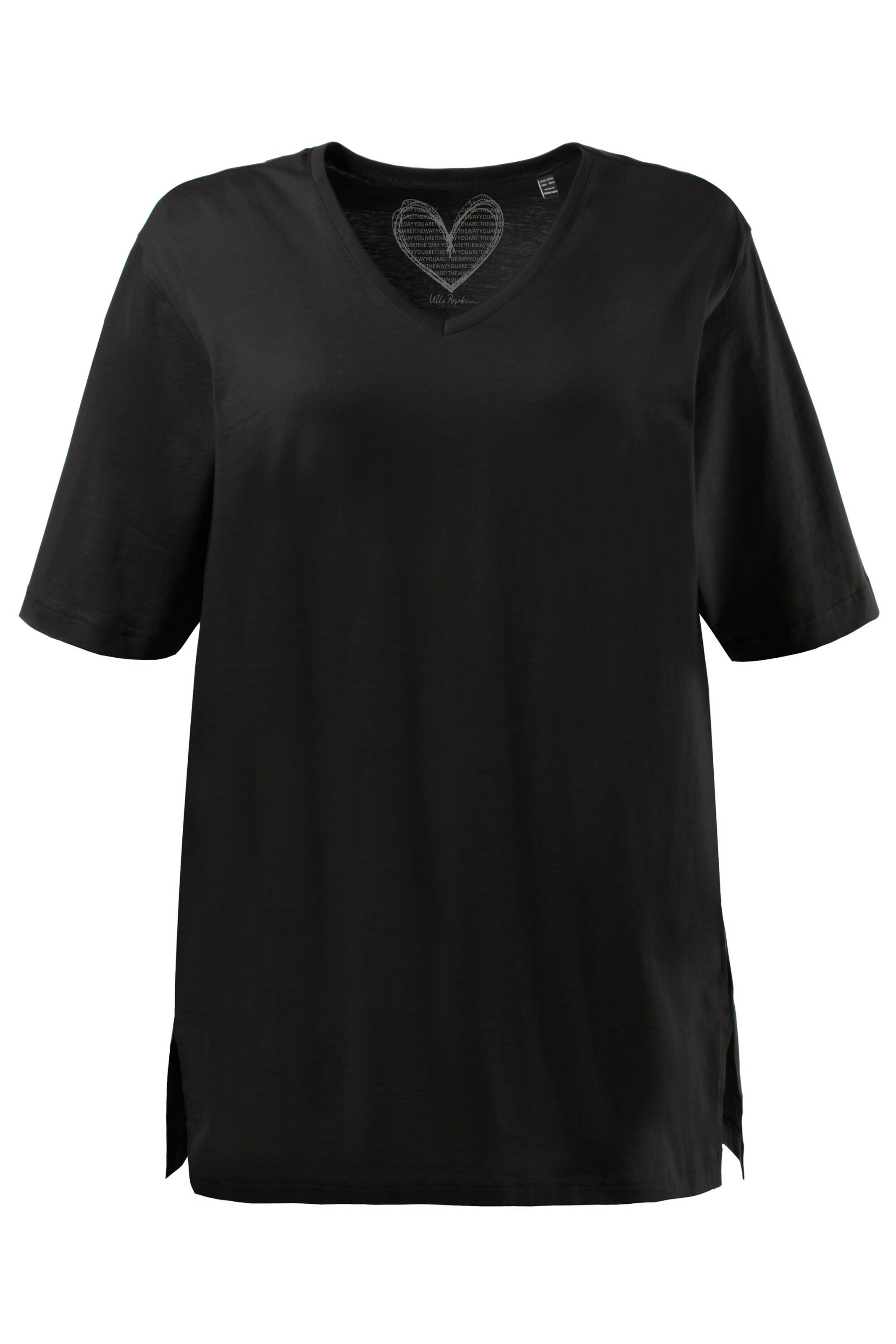 Ulla Popken Shirt in Black: front