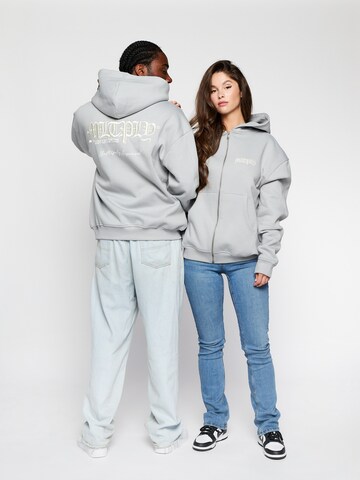 Multiply Apparel - Sudadera con cremallera en gris