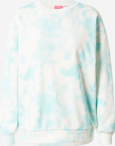 The Jogg Concept Sweatshirt 'Safine' in Turquoise / White, Item view