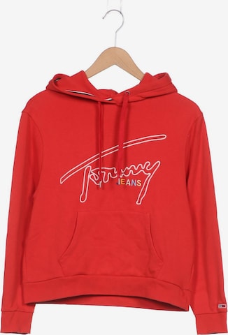 Tommy Jeans Sweatshirt & Zip-Up Hoodie in XXS in Red: front