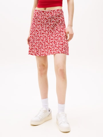 Tommy Jeans Rok in Rood: voorkant