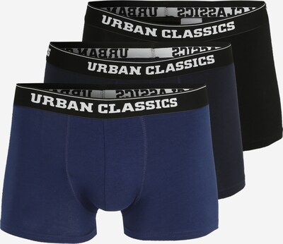 Urban Classics Boxers en bleu marine / bleu nuit / blanc, Vue avec produit