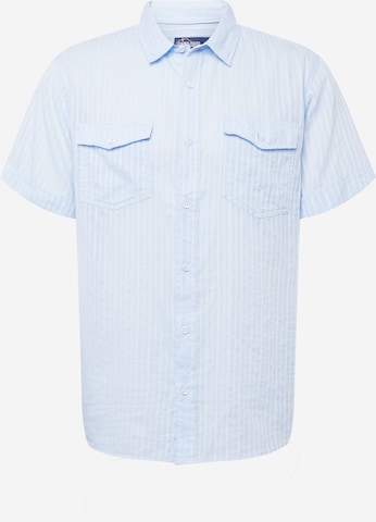 Coupe regular Chemise CAMP DAVID en bleu : devant