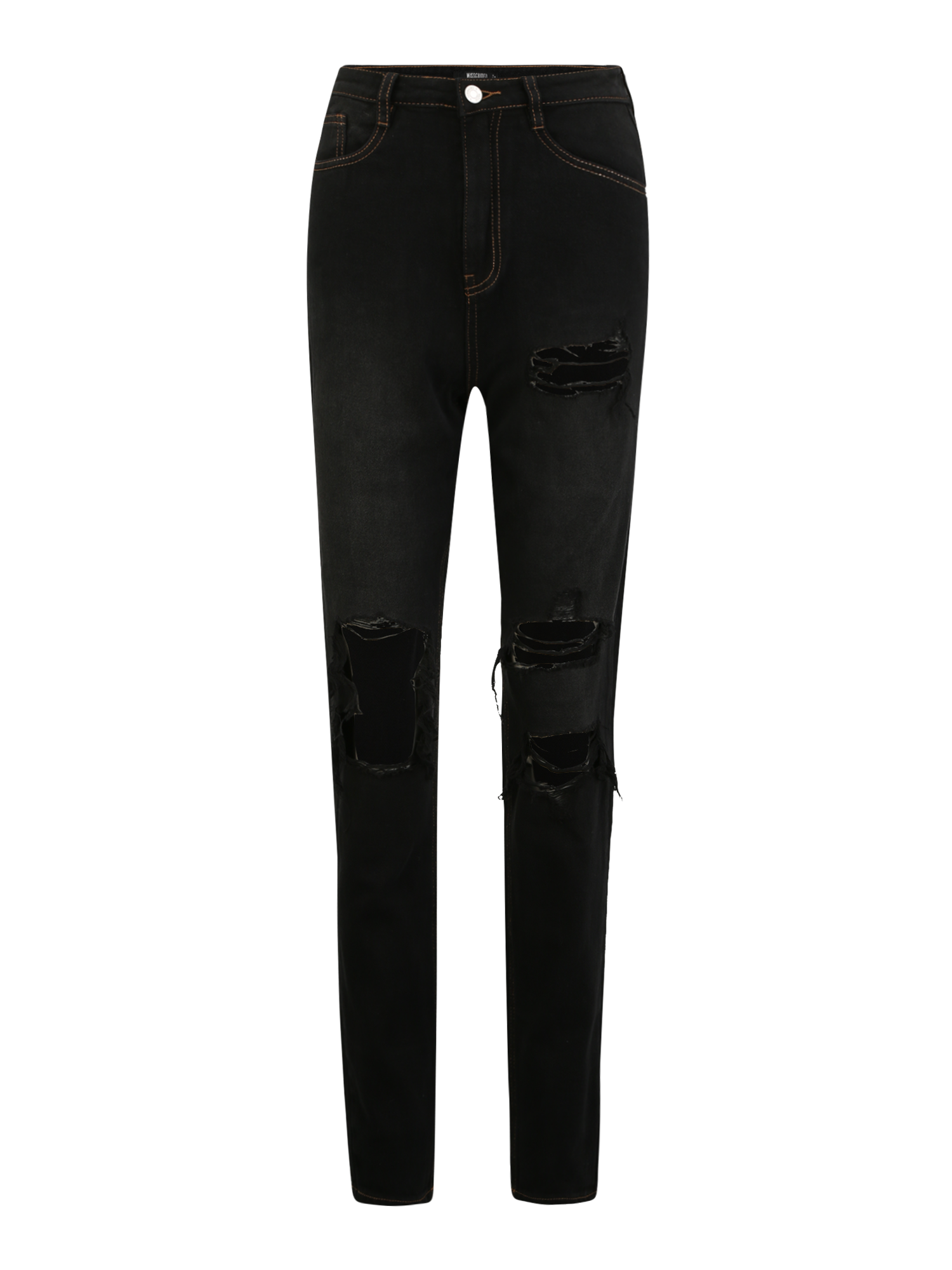 Odzież Plus size Missguided Tall Jeansy RIOT w kolorze Czarnym 