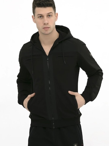SCR. - Chaqueta deportiva 'AMARSIN' en negro: frente