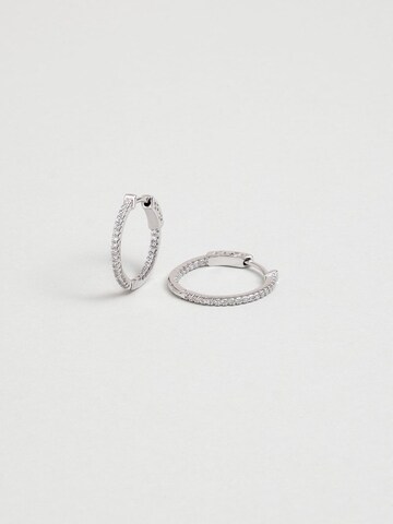 Boucles d'oreilles So Chic en argent : devant
