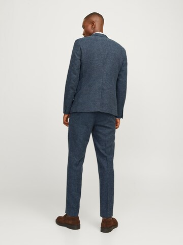 JACK & JONES Slim fit Pleated Pants 'JPRWinter' in Blue