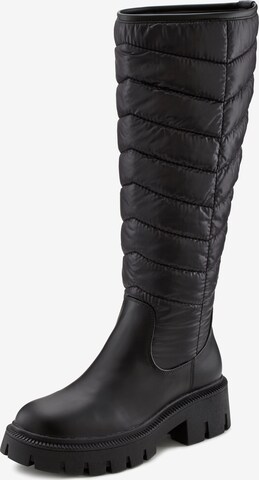 Bottes LASCANA en noir : devant