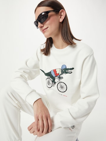 Sweat-shirt LACOSTE en blanc