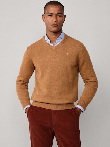 Hackett London Pullover in Beige: Vorderseite