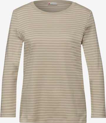 STREET ONE Shirt in Beige: Vorderseite