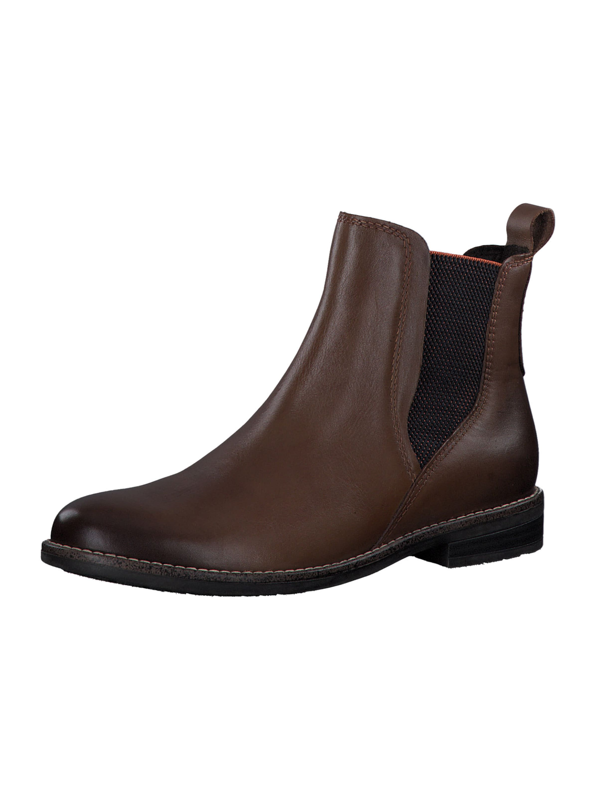 MARCO TOZZI Chelsea Boots in Dark Brown ABOUT YOU