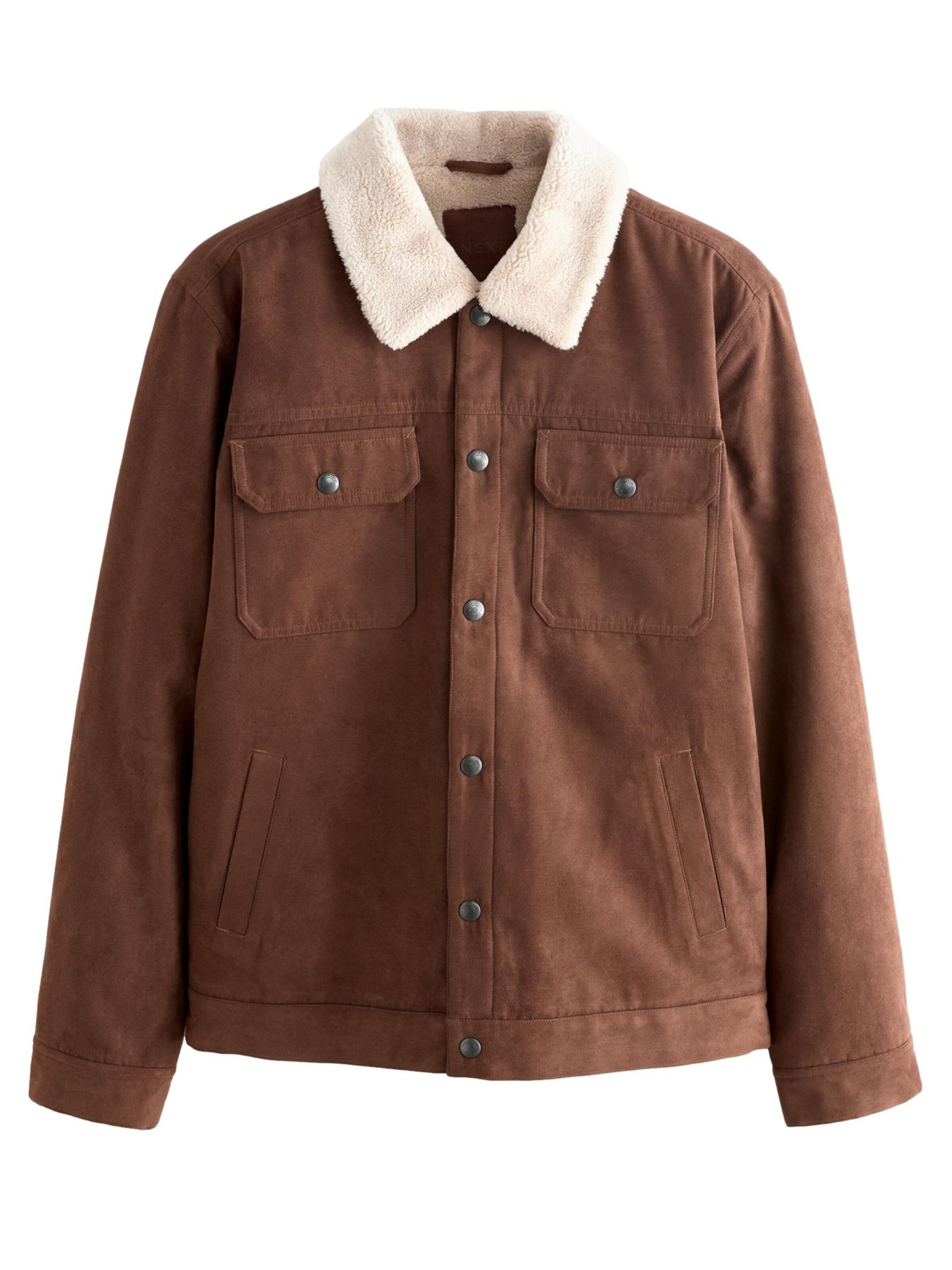 Next Jacke in Braun: Vorderseite