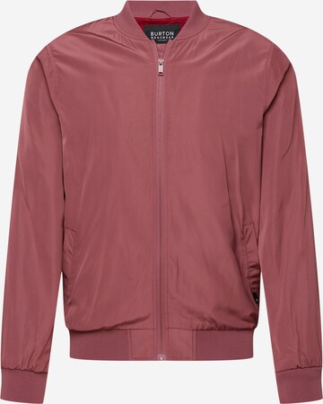 BURTON MENSWEAR LONDON Between-season jacket in Pink: front