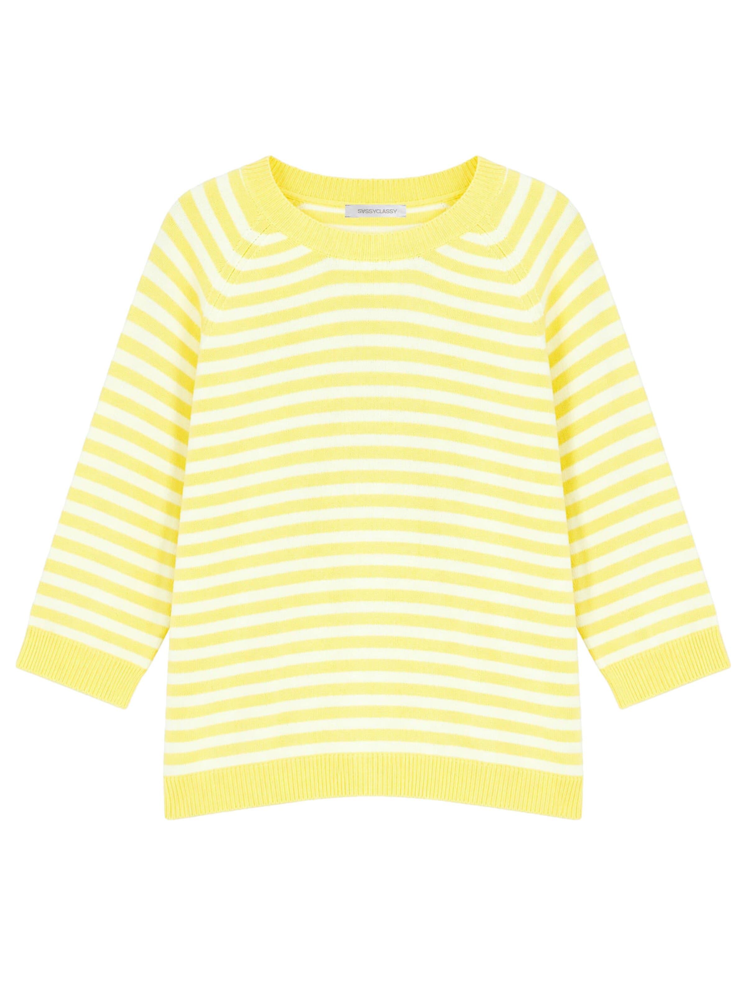 SASSYCLASSY Pullover‌‌‌‌‌ in Gelb: Vorderseite