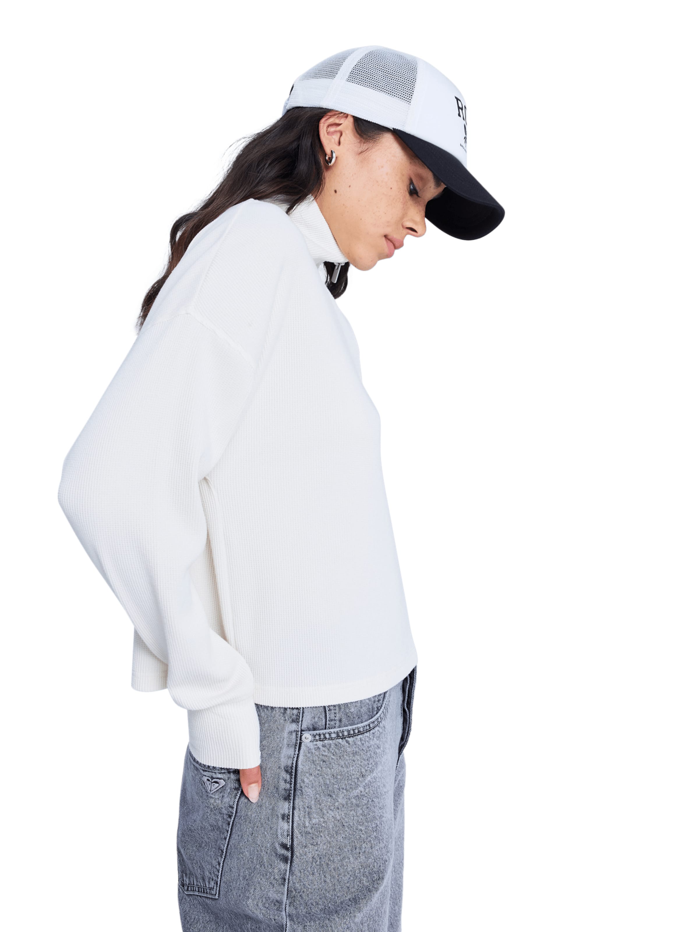 ROXY Sweatshirt 'Carefree Cool' in White