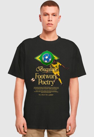 MT UpscaleMajica 'Footwork Poetry' - crna boja: prednji dio