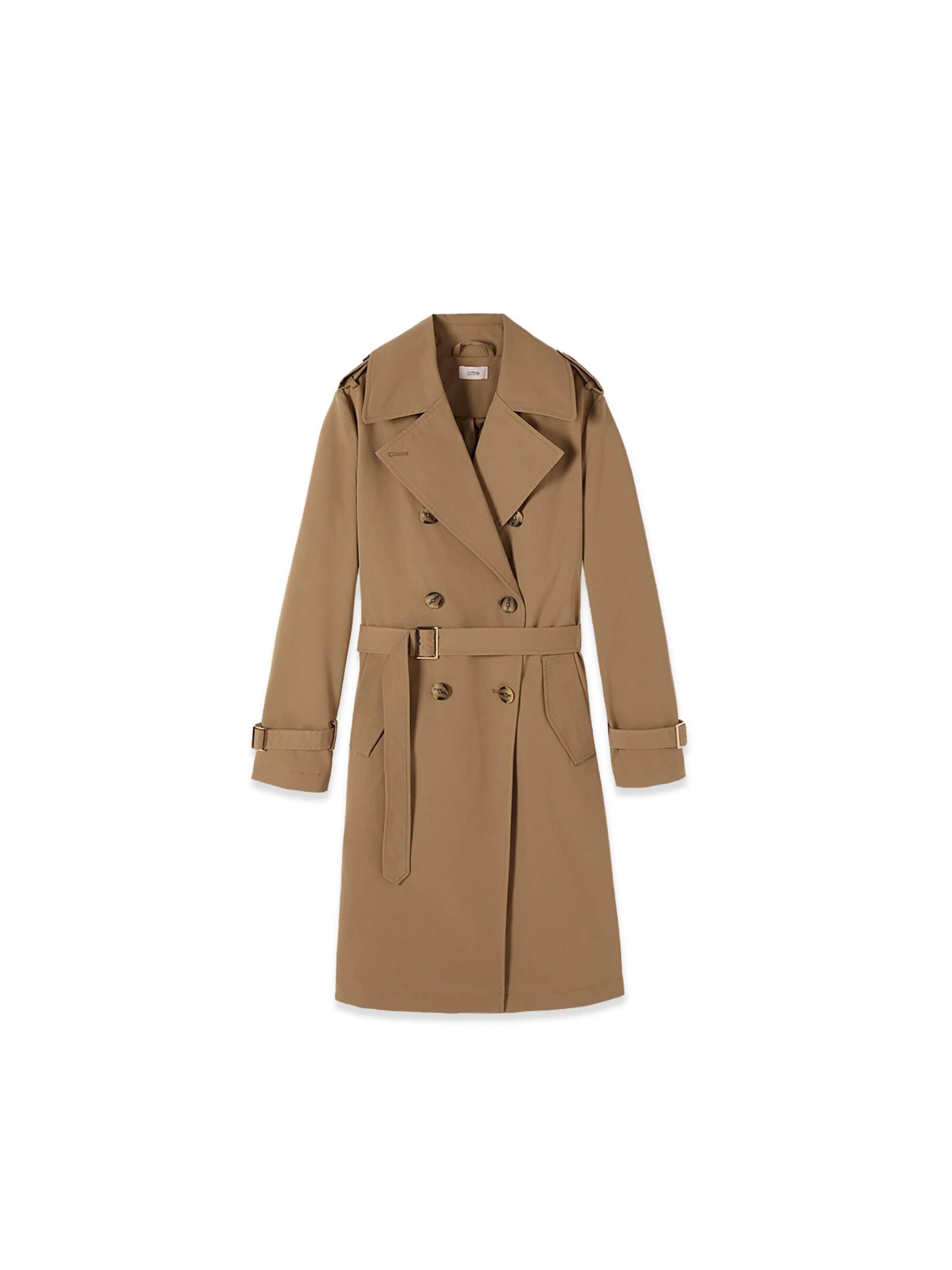 oltre - Abrigo de invierno en beige: frente