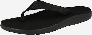 TEVA T-Bar Sandals 'Voya' in Black: front