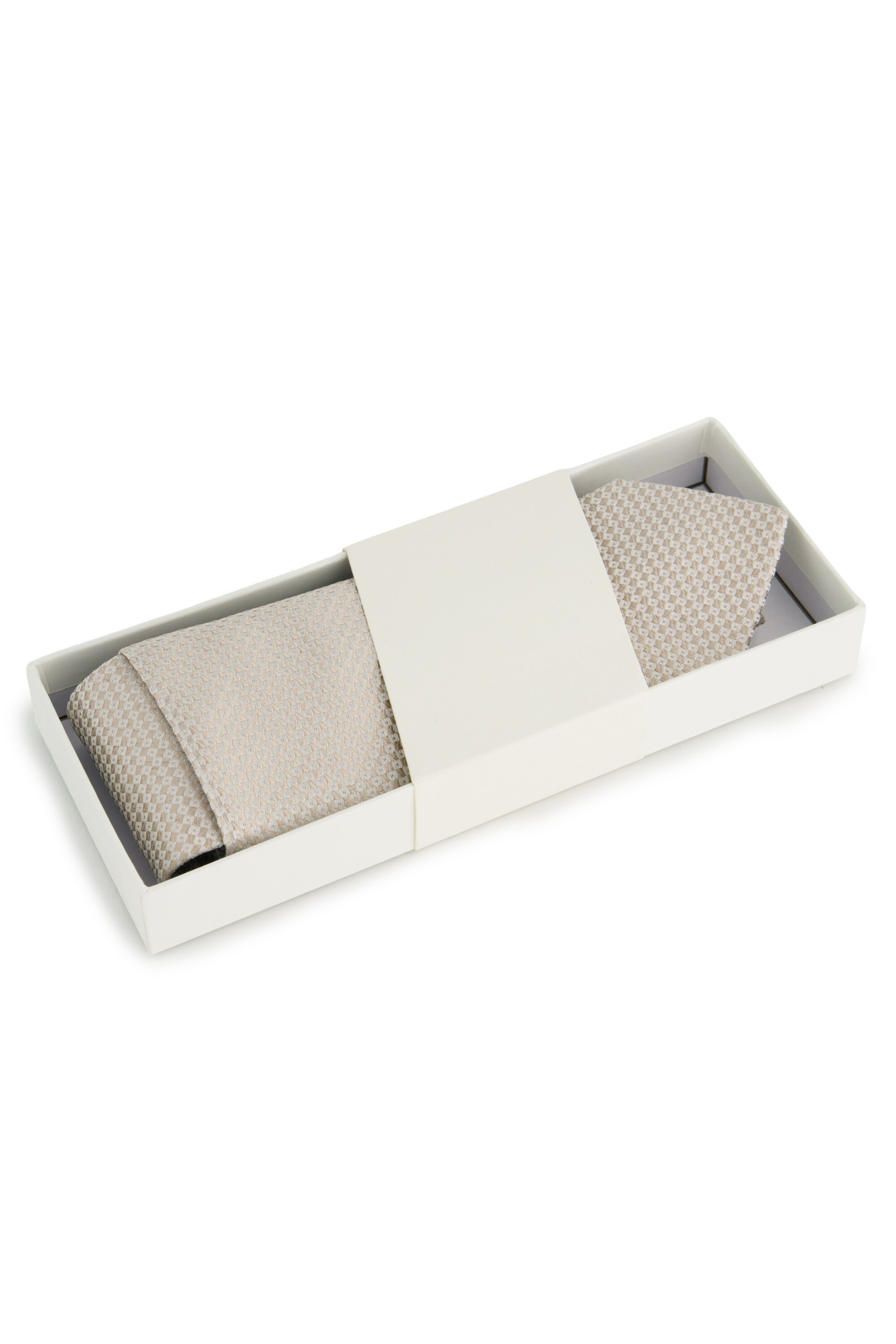 JP1880 Krawatte in Beige: Vorderseite