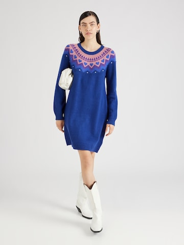 Danefae Knitted dress in Blue