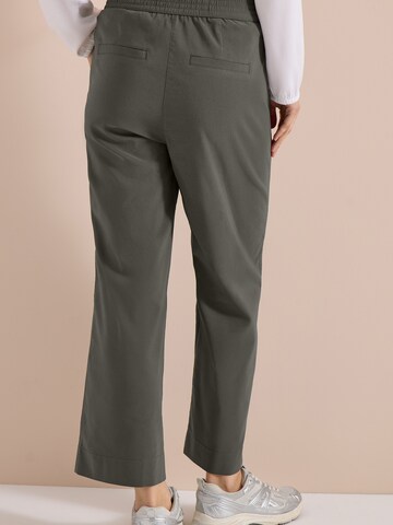 CECIL Wide Leg Hose 'Neele' in Grün