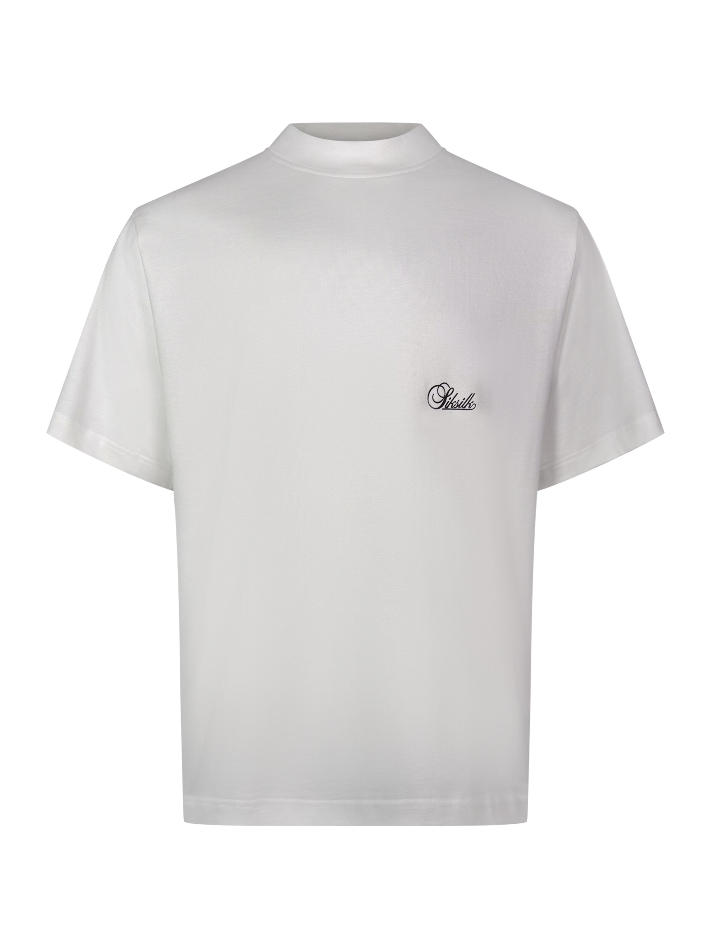 T-Shirt SikSilk en blanc : devant