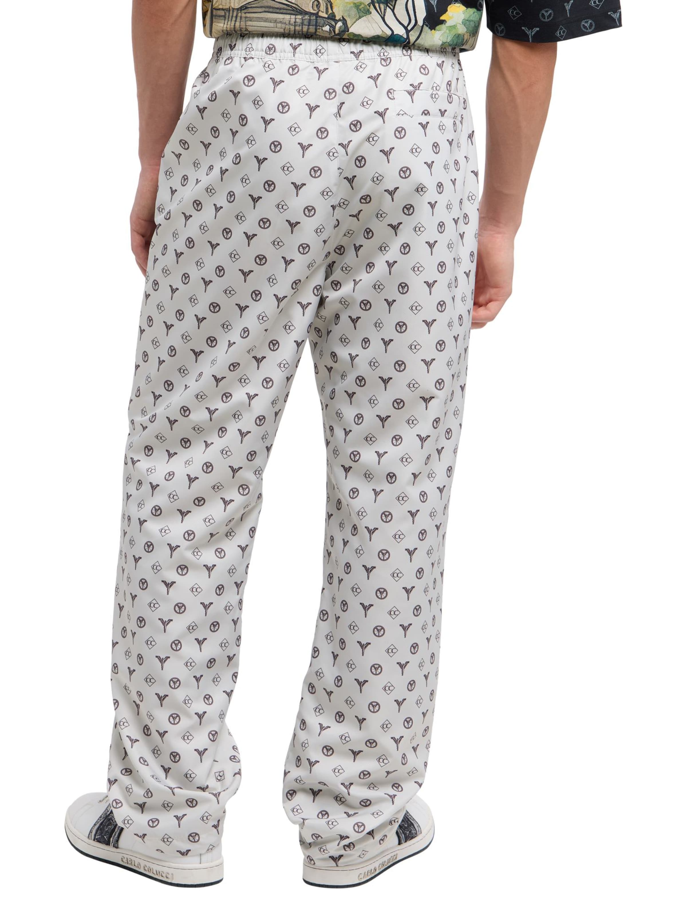 Carlo Colucci Loose fit Pants 'Eritale' in White