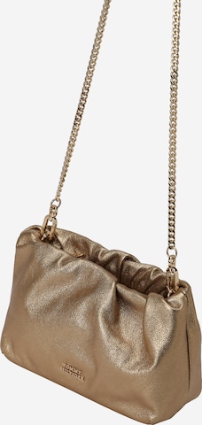 TOMMY HILFIGER - Bolso de hombro en oro: frente