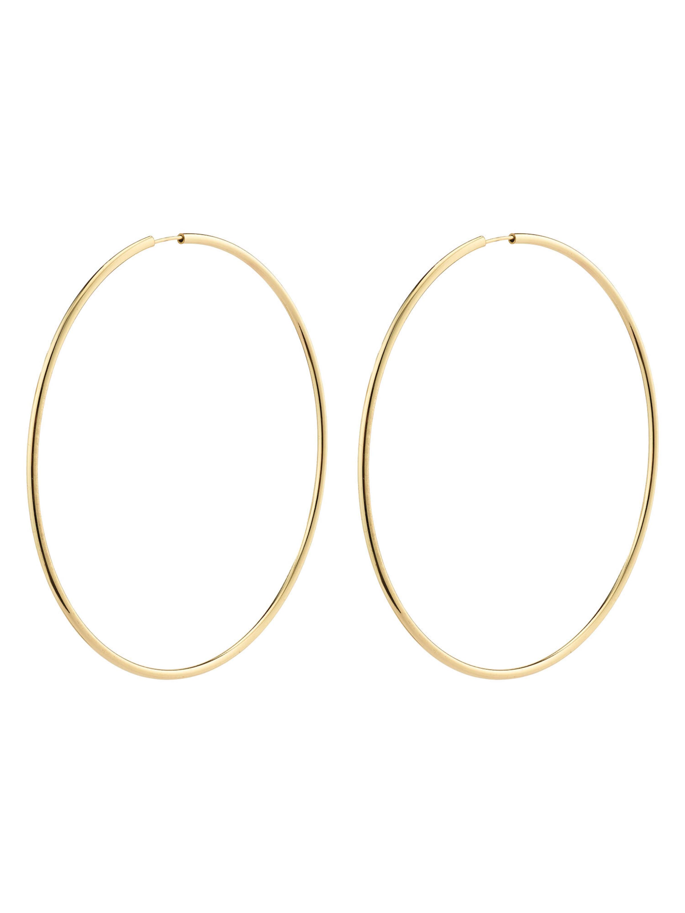 Pilgrim Øreringe 'April' i guld: forside