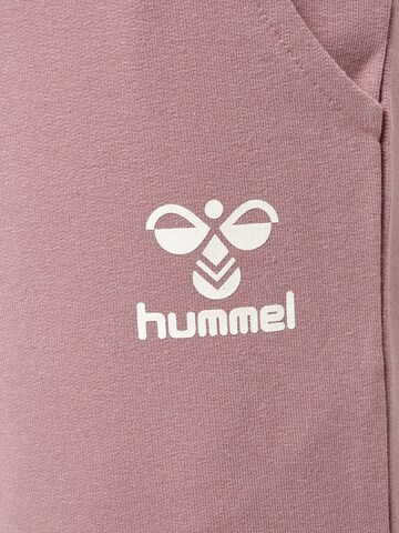 Hummel Tapered Workout Pants 'Nuette' in Pink