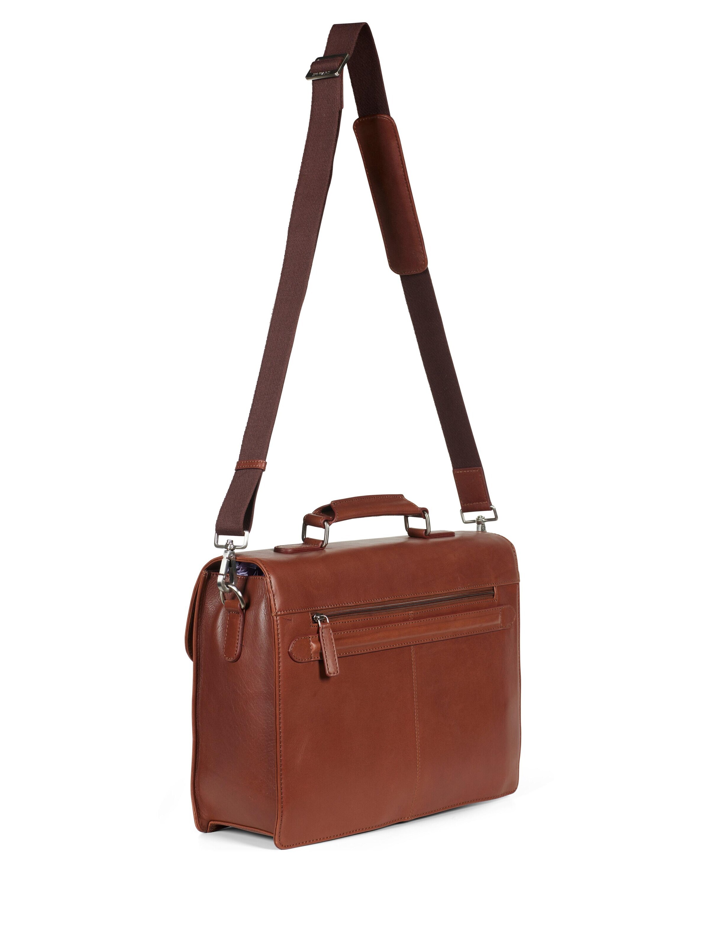 Valigetta ventiquattrore 'Briefcase Bag Eric Brown' di Howard London in marrone