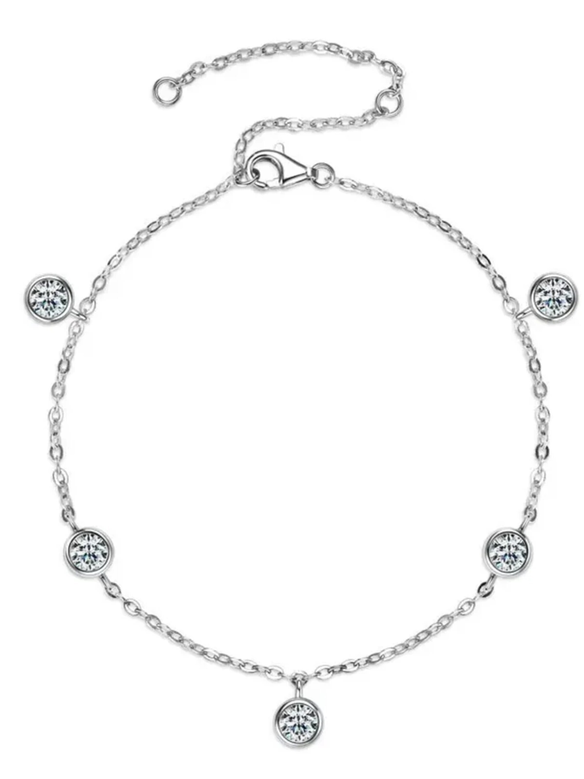 Staufergold Armband 'Tennis-Armband „Fine Line“'‌‌‌‌ in 20 cm in silber, Produktansicht