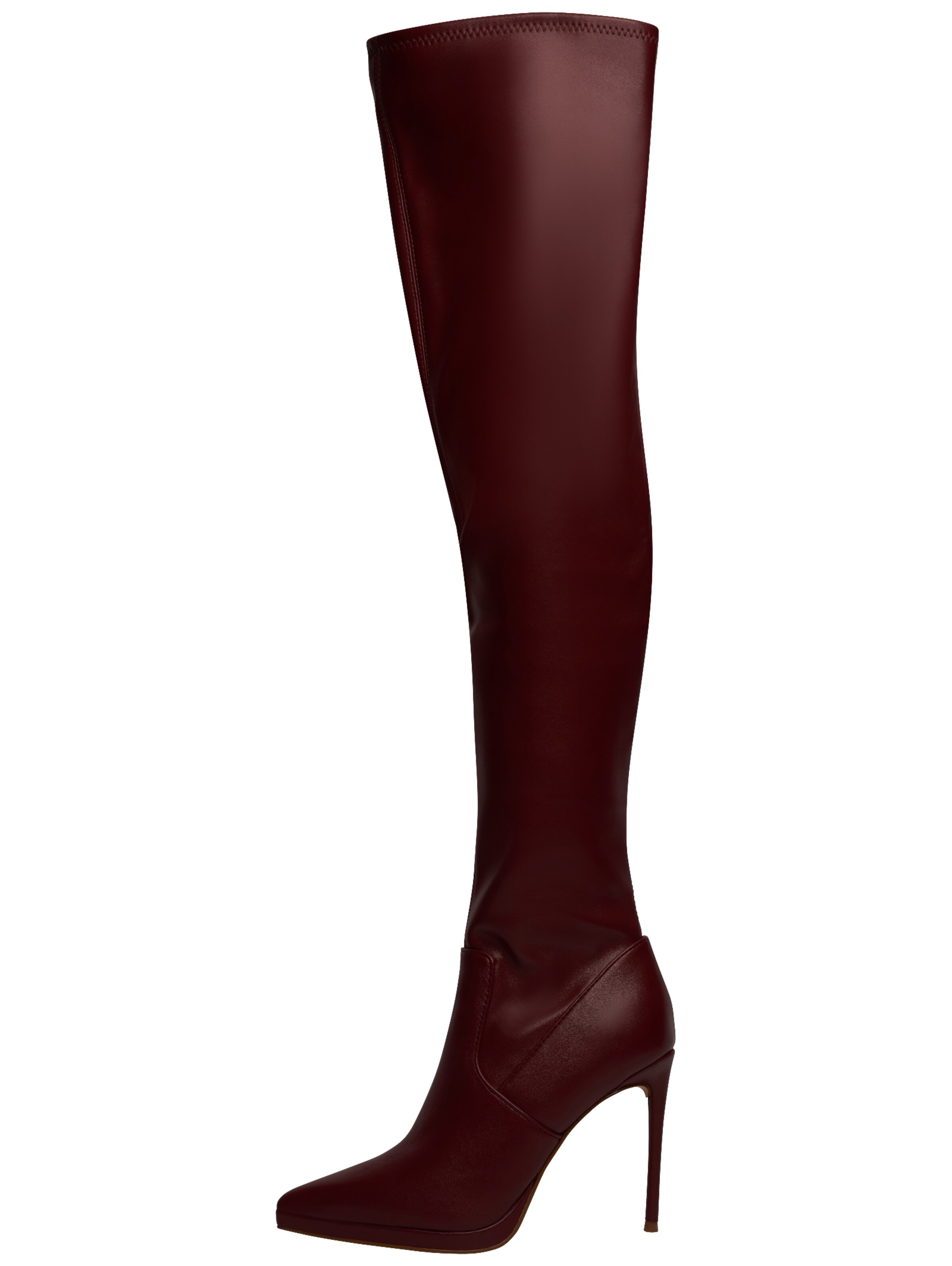 STEVE MADDEN Overknee laarzen in Rood
