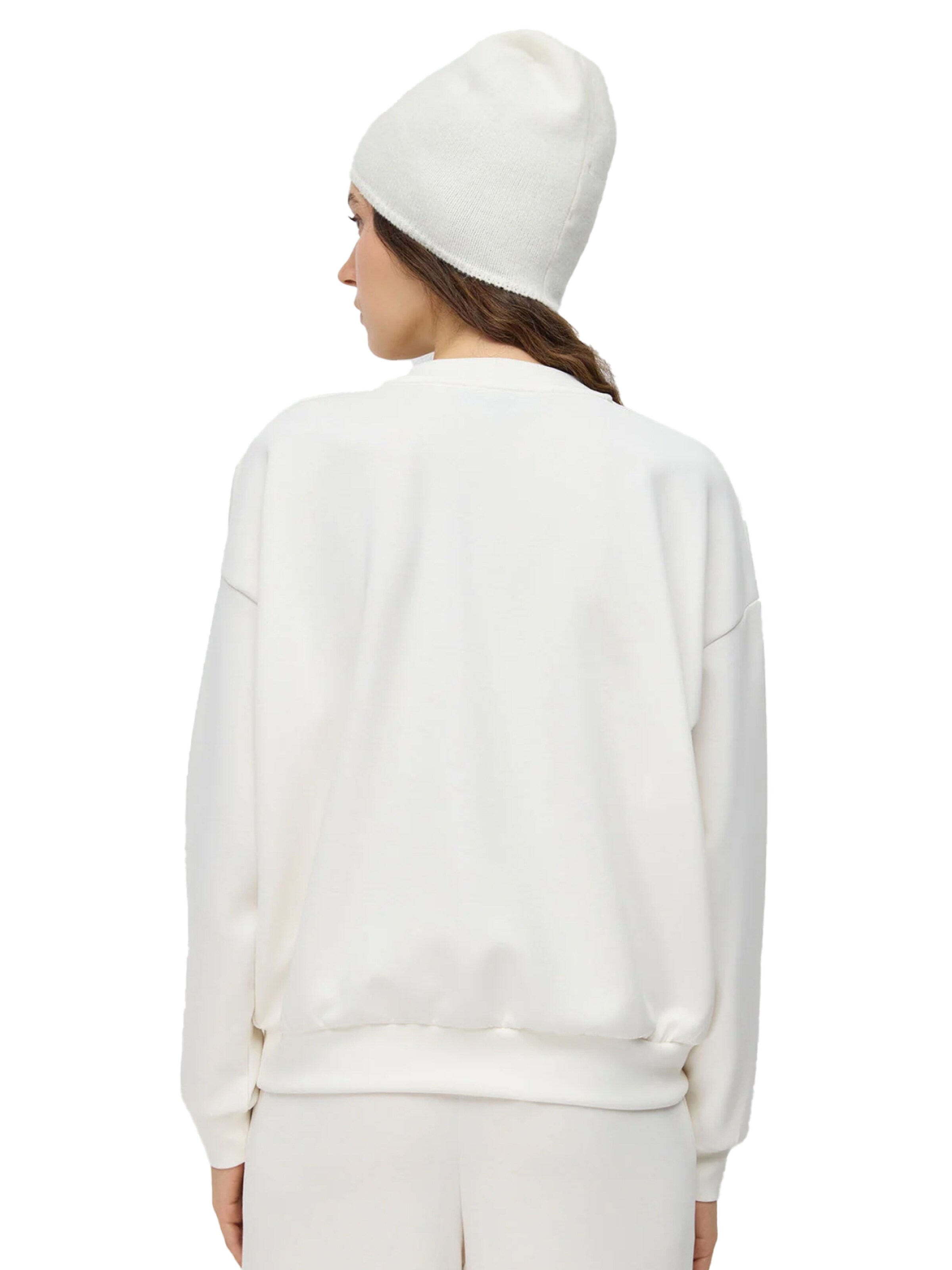 Sweat-shirt No Matter What en beige