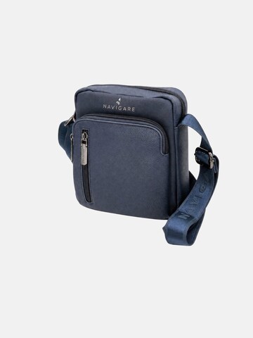 Borsa a tracolla 'Borsa a Tracolla Uomo Navigare - Poliestere Chiusura Zip' di Navigare in blu