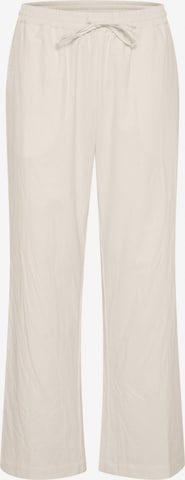 SAINT TROPEZ Regular Hose 'Zalinda' in Weiß: Vorderseite