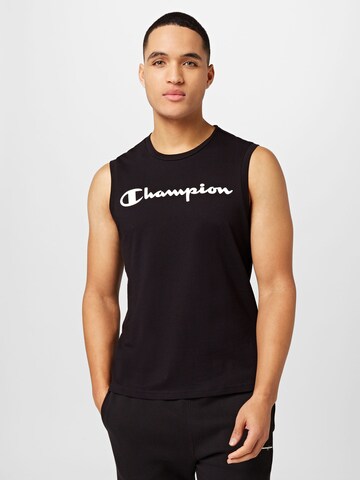 T-Shirt Champion Authentic Athletic Apparel en noir : devant