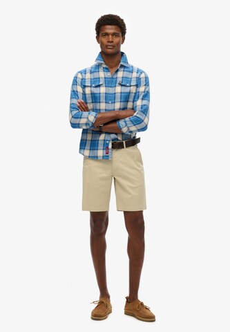 Coupe regular Chemise 'The Merchant Store' Superdry en bleu